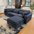 Serenity Cloud 4pc Sectional w/Storage Ottoman - Pull Up A Couch