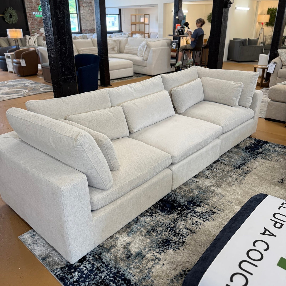 Serenity Cloud 3pc Sectional Sofa - Pull Up A Couch