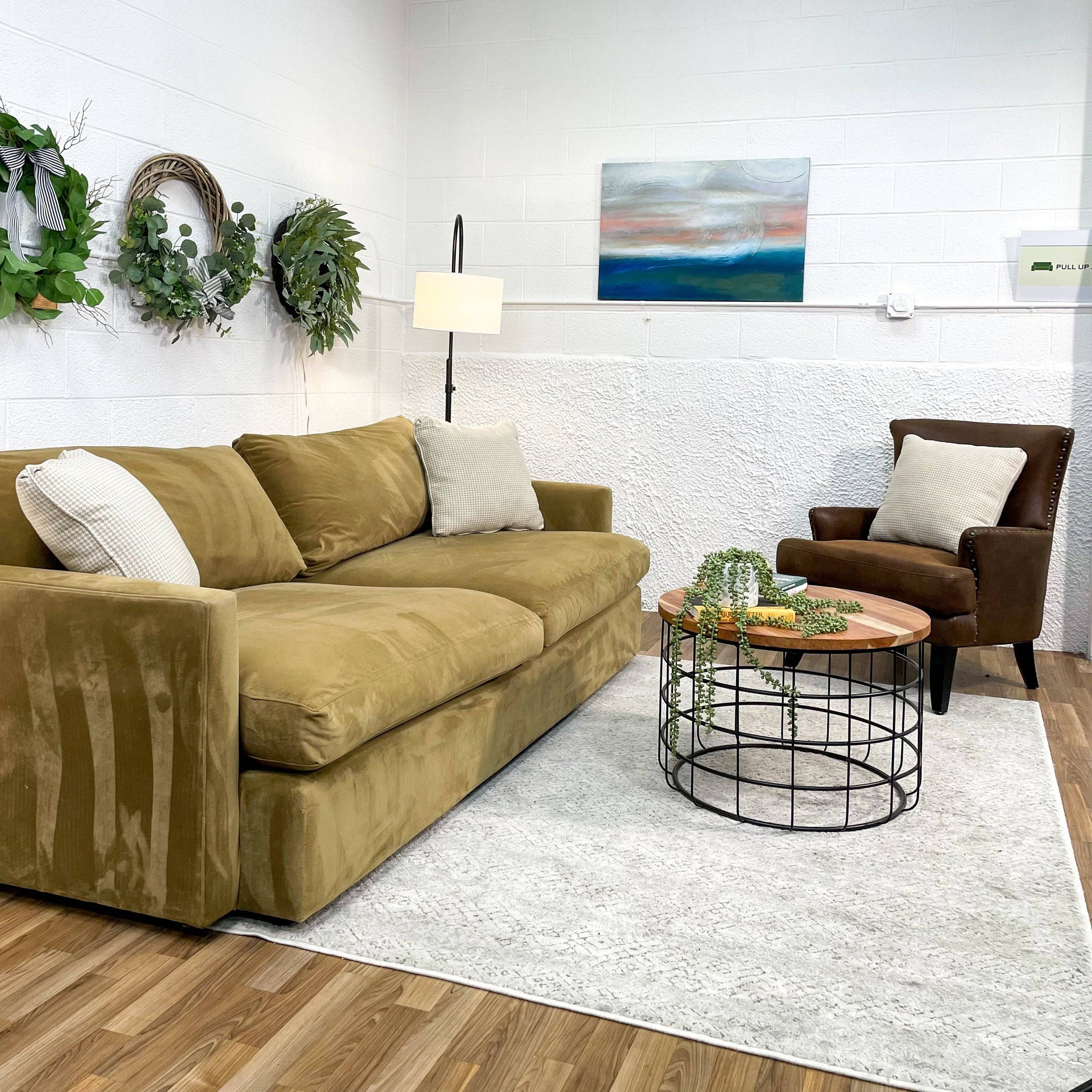 Crate & Barrel Deep Lounge Sofa - Pull Up A Couch