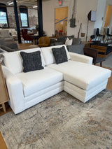 ARTICLE - Riley 84" Reversible Storage Sectional (Napa White)