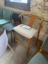 ARTICLE - Fonra Counter Stool (Oak & Gray)