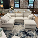 Serenity Cloud Sectional w/Storage Ottoman (5pc)