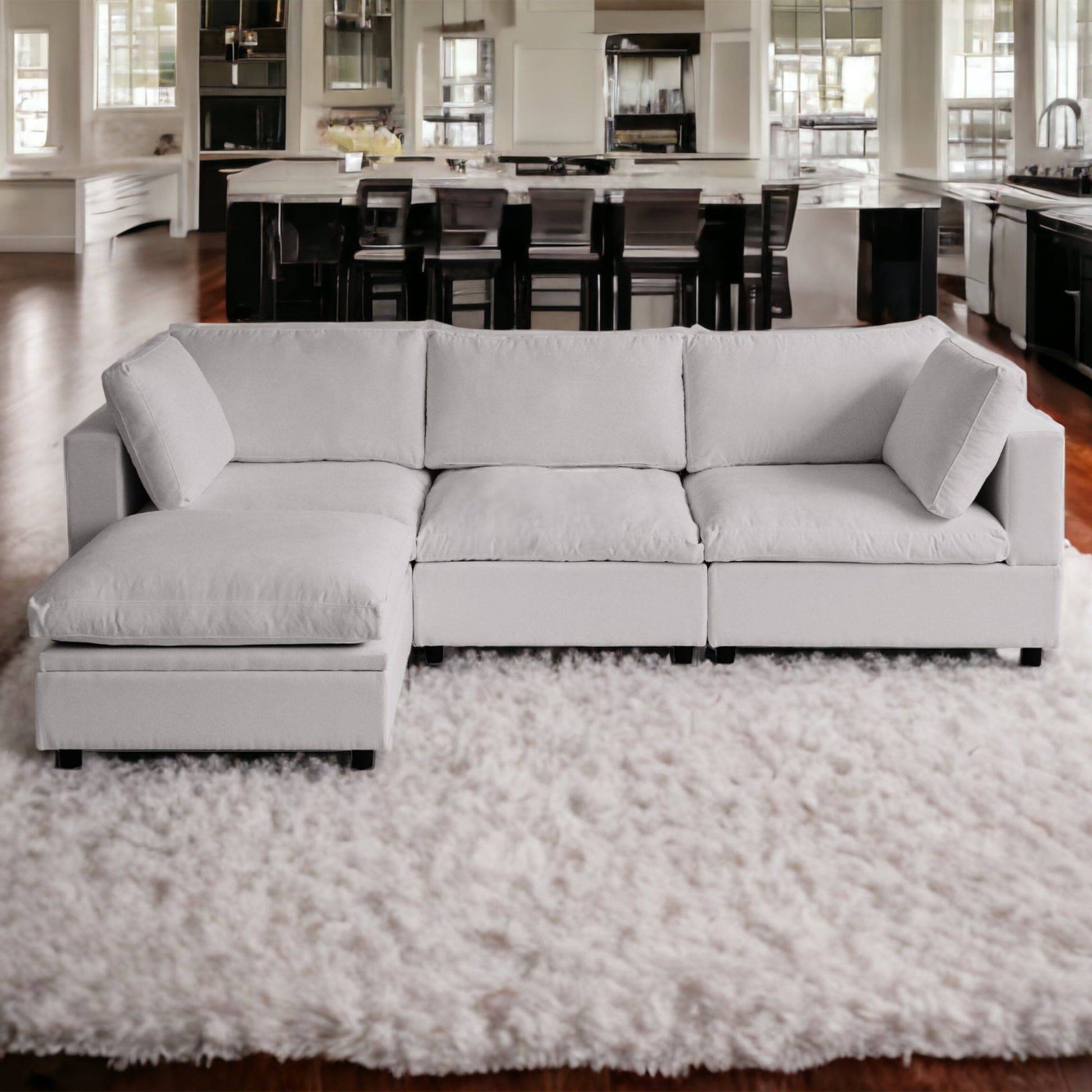 My Comfy Cloud Modular Sectional - 4 Piece - Pull Up A Couch