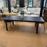 Extendable Outdoor Dining Table (Black)