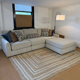 Sequoia Sectional w/ Chaise (3pc + Ottoman)