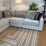 Behold Home Sequoia 5-piece corner sectional sofa with plush cushions and modern design in a cozy living room setting.