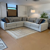 Behold Home Sequoia Corner Sectional 5-piece sofa set with plush cushions and modern design, shown in a cozy living room setup.