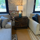 Pull Up A Couch Cedarville Accent Cabinet showing a stylish wooden storage cabinet with doors and decorative hardware.