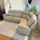 Ashley Furniture Salerno Power Reclining Sectional, 4-piece fabric sofa set with reclining features and modern design.