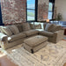 Ashley Furniture Nova Cloud 4-piece corner sectional with plush cushions and modern design, perfect for living room seating.