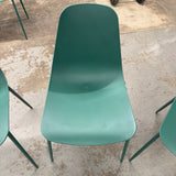 MCM-Style Dining Chair (Woodland Green)