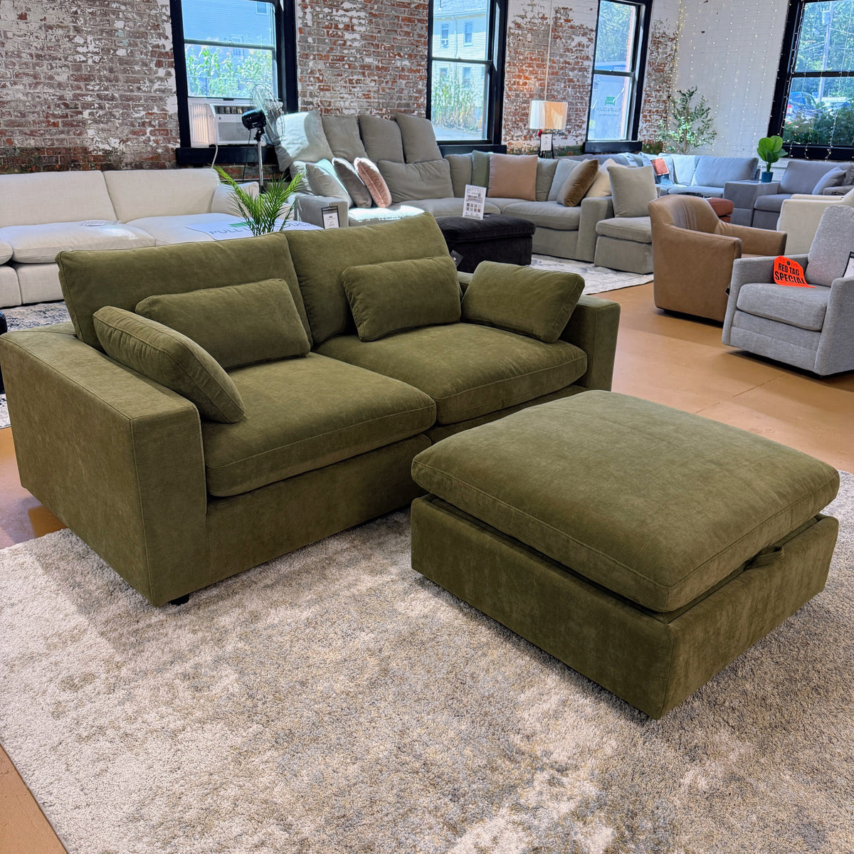 Serenity Cloud Sectional Sofa (2pc)