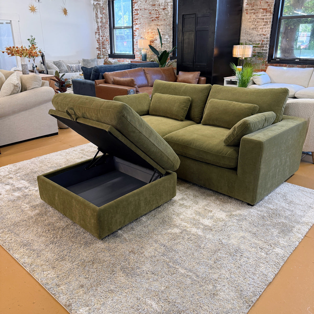 Serenity Cloud Sectional Sofa (2pc)