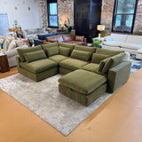 Serenity Cloud Sectional w/Storage Ottoman (5pc)