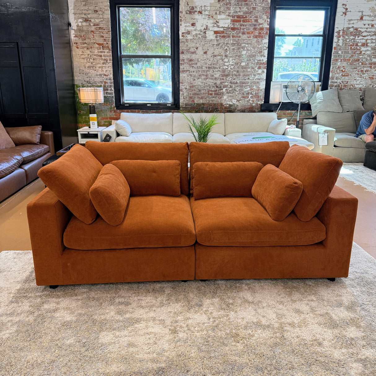 Serenity Cloud Sectional Sofa (2pc)