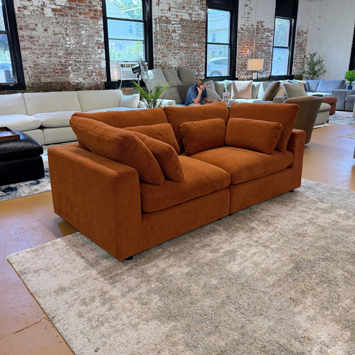 Serenity Cloud Sectional Sofa (2pc)