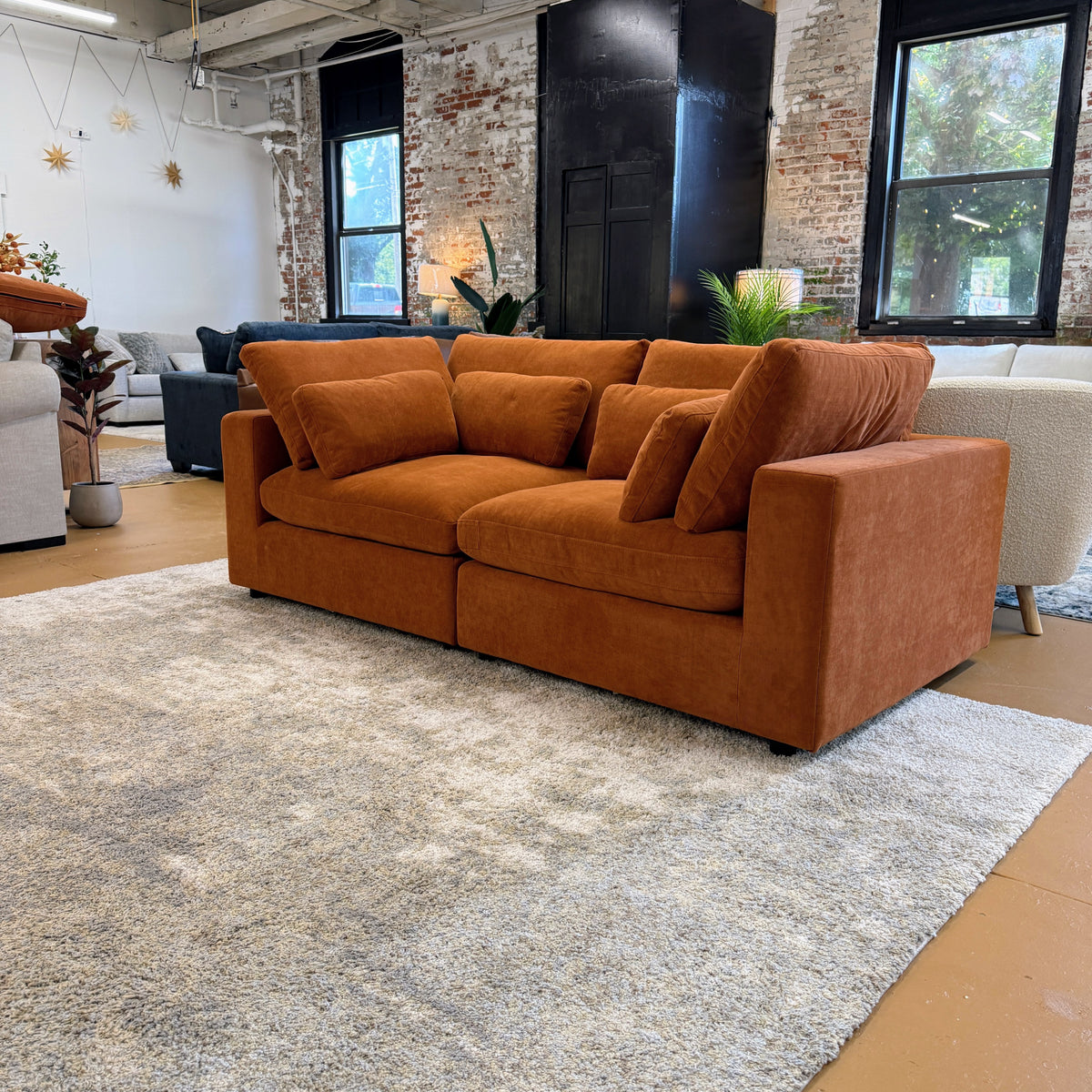 Serenity Cloud Sectional Sofa (2pc)