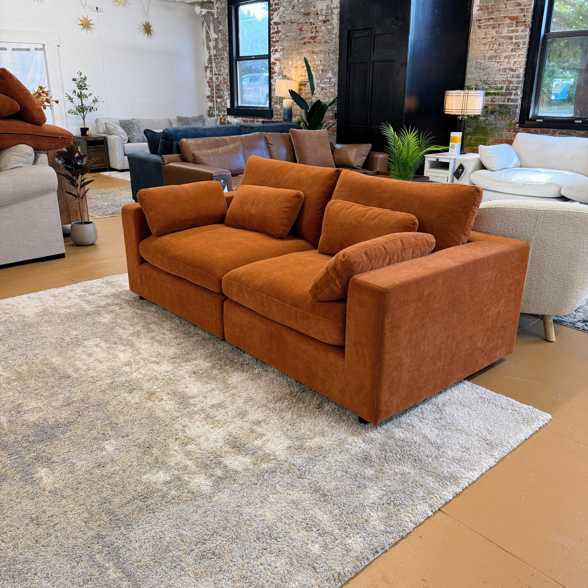 Serenity Cloud Sectional Sofa (2pc)