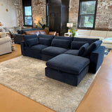 Serenity Cloud Sectional w/Storage Ottoman (4pc)