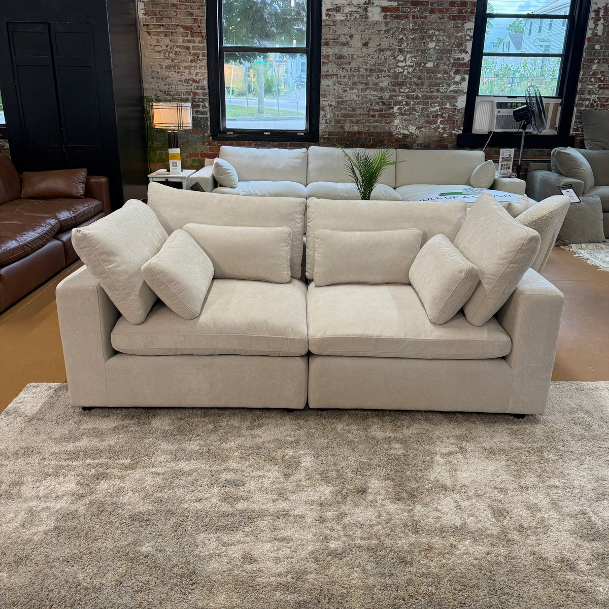 Serenity Cloud Sectional Sofa (2pc)