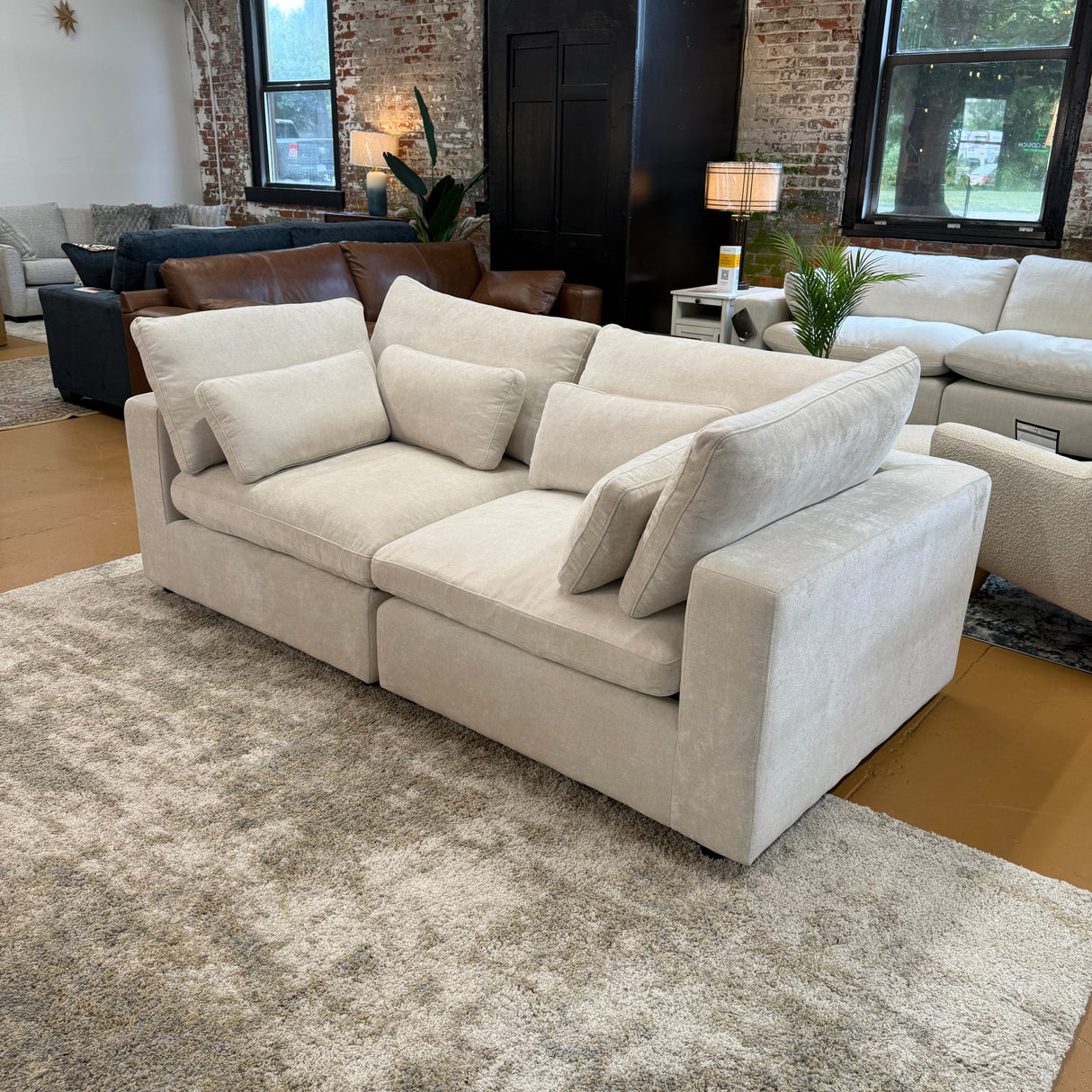 Serenity Cloud Sectional Sofa (2pc)