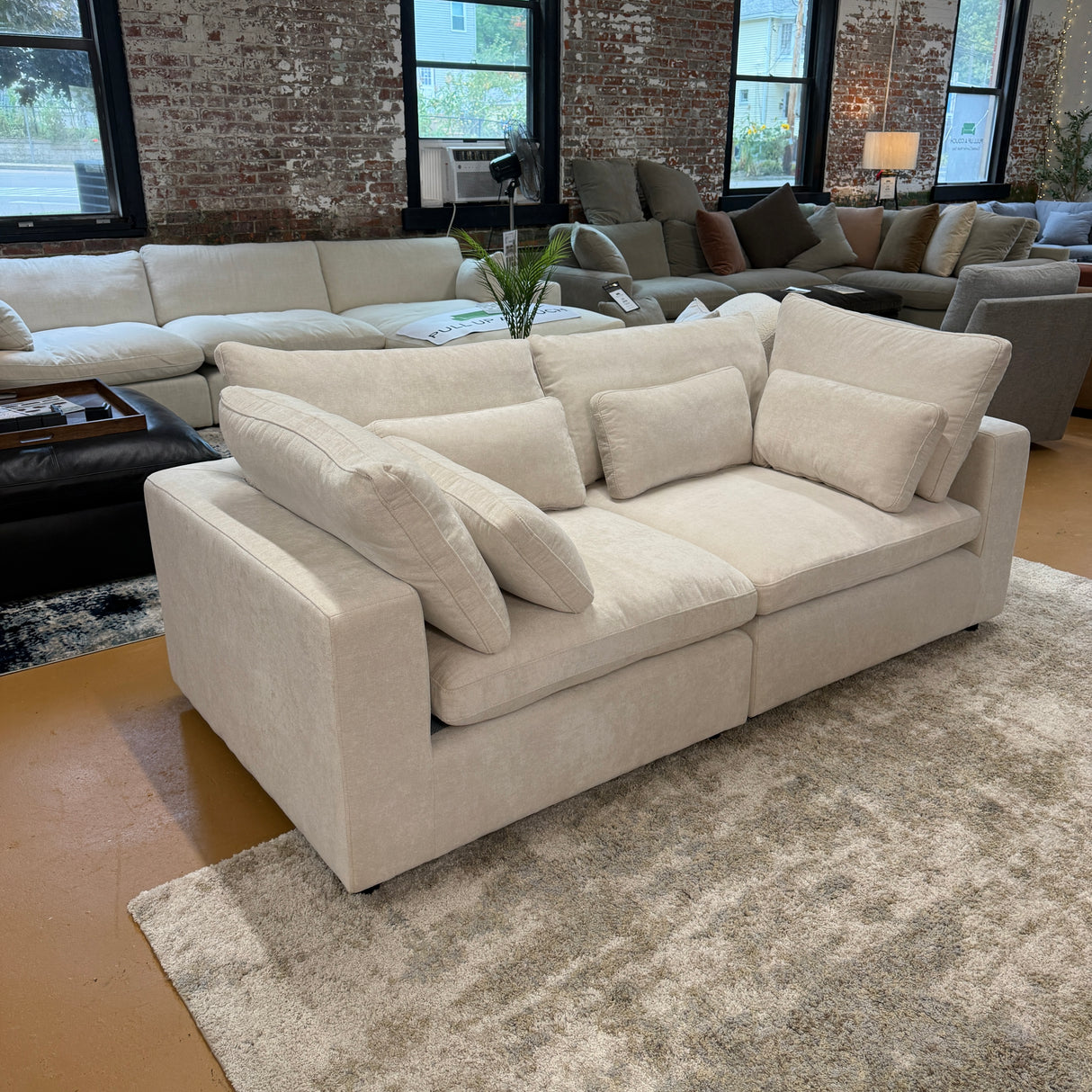 Serenity Cloud Sectional Sofa (2pc)