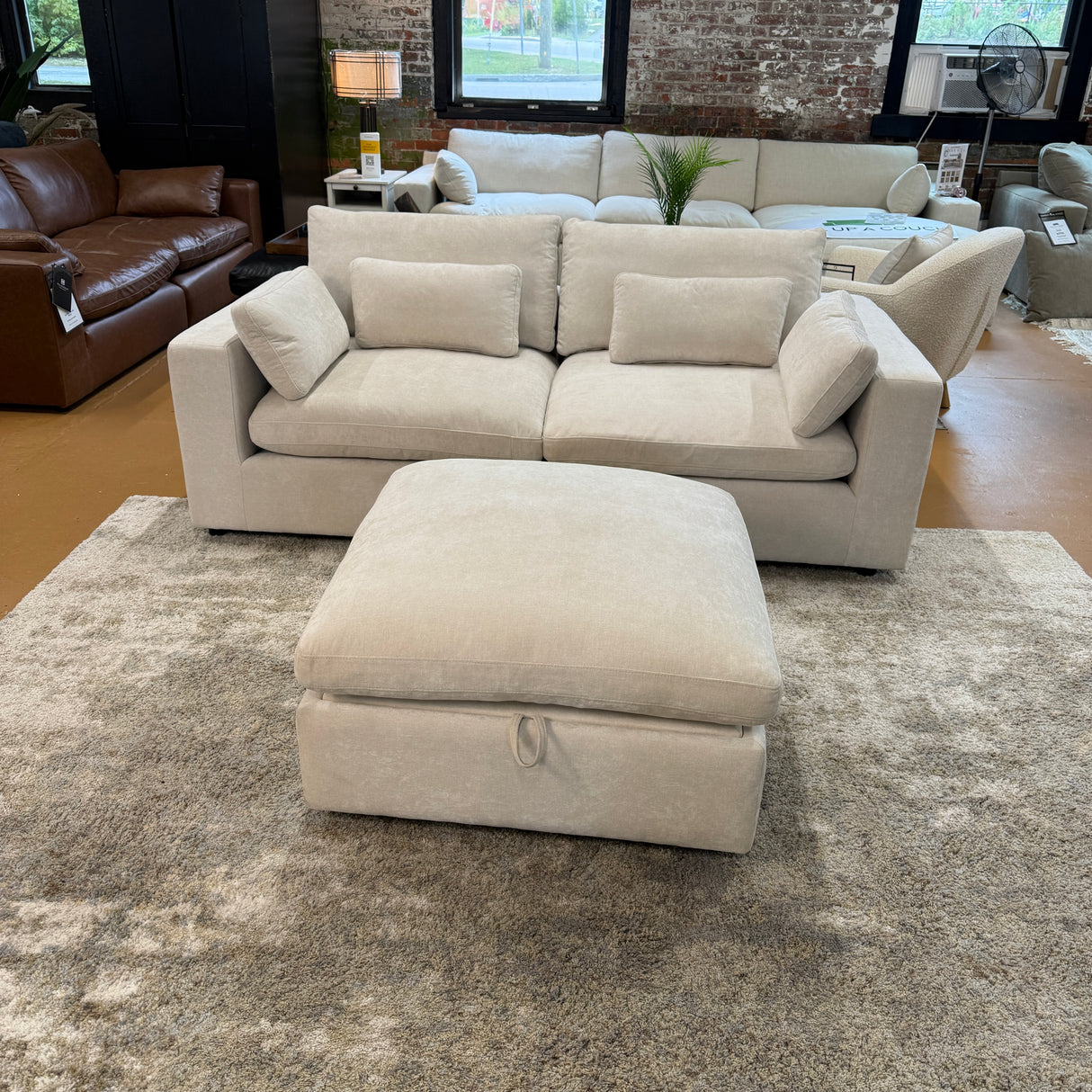 Serenity Cloud Sectional Sofa (2pc)