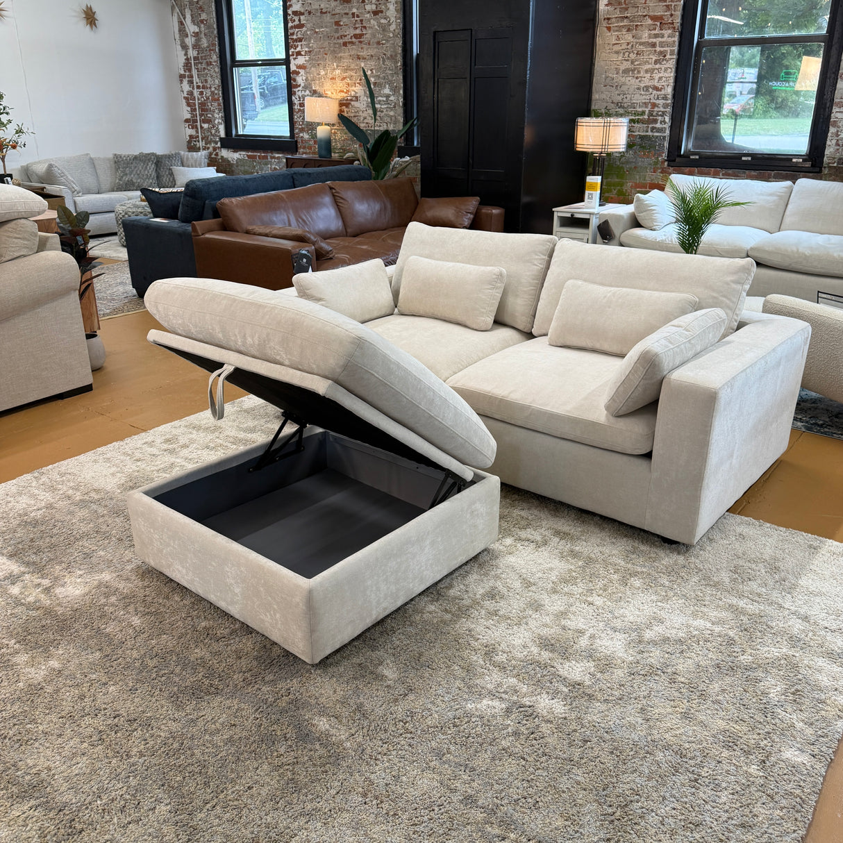Serenity Cloud Sectional Sofa (2pc)