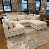 Serenity Cloud Sectional w/Storage Ottoman (5pc)
