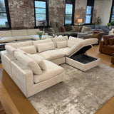 Serenity Cloud Sectional w/Storage Ottoman (5pc)