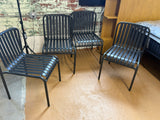 ARTICLE - Sarek Outdoor Stackable Dining Chair(Black)