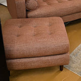 ARTICLE - Sven 30" Ottoman - Napa Rust