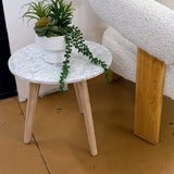 ARTICLE - Mara Marble Side Table - Oak