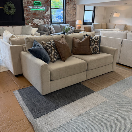 Behold Home Sequoia sectional sofa, 2-piece set with plush cushions and modern design, perfect for living room comfort and style.