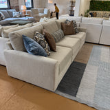 Behold Home Sequoia sectional sofa with three sections, featuring plush cushions and modern design in a neutral fabric.
