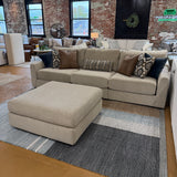 Behold Home Sequoia sectional sofa set with three upholstered sections, modern design, and plush cushions on a living room floor.