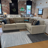 Behold Home Sequoia corner sectional sofa, four-piece set with plush cushions and modern design, placed in a stylish living room.