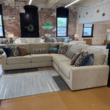 Behold Home Sequoia corner sectional with five pieces, featuring plush cushions and modern design for cozy living room seating.