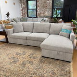 Ashley Furniture Haven 3-piece sectional with chaise, featuring plush cushions and modern design for comfortable living spaces.