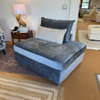 Fusion Barrington armless right-facing chaise chair with plush upholstery and modern design, perfect for stylish living spaces.