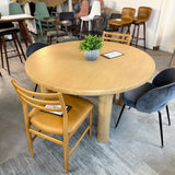 ARTICLE - Adel 55.5" Round Dining Table - White Oak