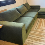 4pc Modular Sectional w/ Ottoman (Cypress Green)