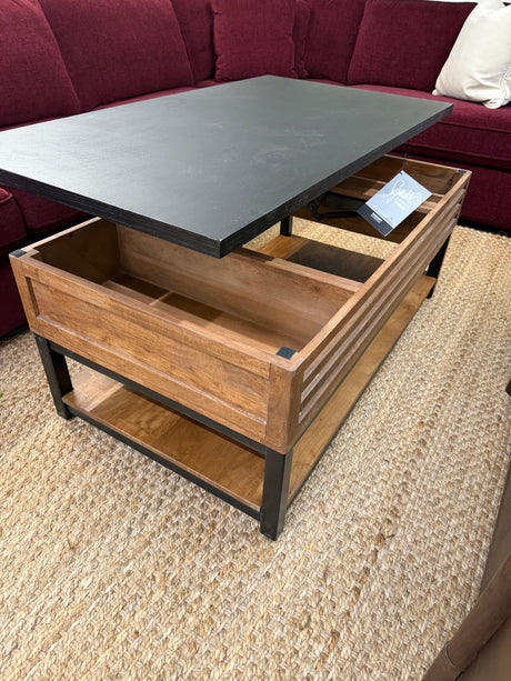 Kallari Lift-Top Coffee Table (CLEARANCE) - Pull Up A Couch
