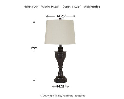 Darlita Table Lamp (Set of 2) - Pull Up A Couch