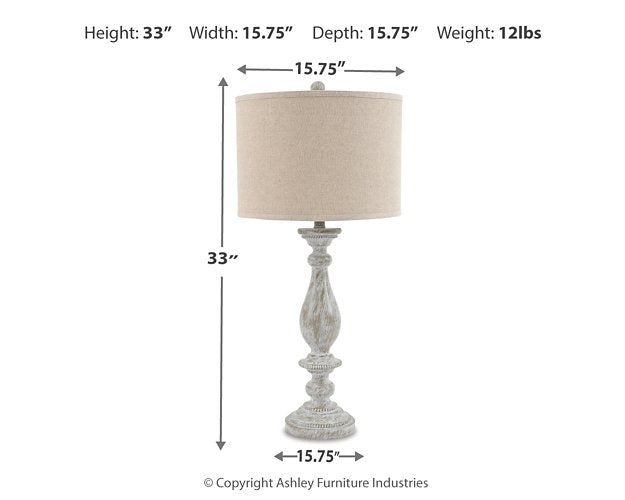 Bernadate Table Lamp (Set of 2) - Pull Up A Couch