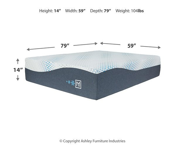 Millennium Cushion Firm Gel Memory Foam Hybrid Mattress and Base Set - Pull Up A Couch