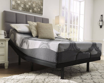 12 Inch Ashley Hybrid King Adjustable Base and Mattress - Pull Up A Couch