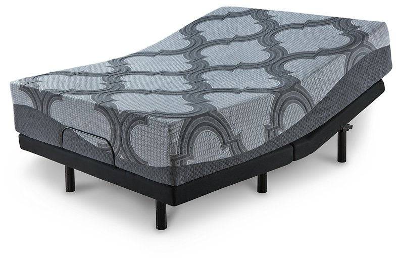 12 Inch Ashley Hybrid King Adjustable Base and Mattress - Pull Up A Couch