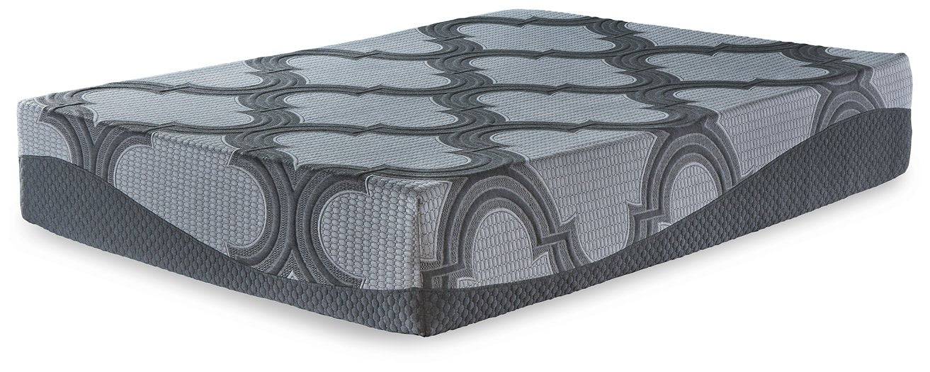 12 Inch Ashley Hybrid King Adjustable Base and Mattress - Pull Up A Couch