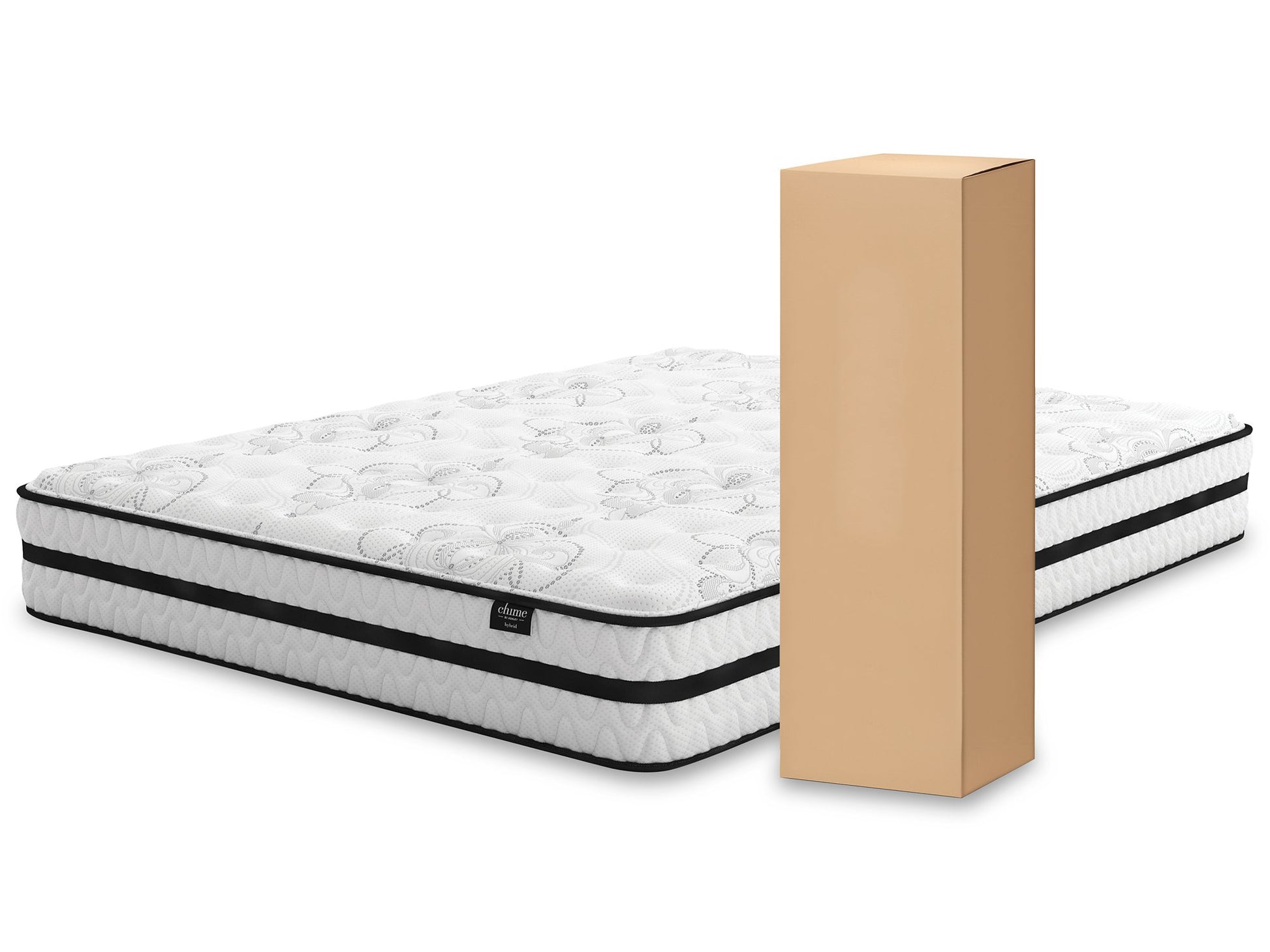 Chime 10 Inch Hybrid Mattress Set - Pull Up A Couch